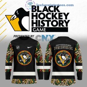 Pittsburgh Penguins x Black Hockey History Game Night Limited Edition Hoodie Longpants Cap