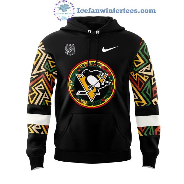 Pittsburgh Penguins x Black Hockey History Game Night Limited Edition Hoodie Longpants Cap