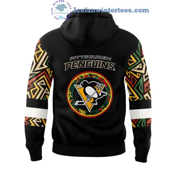 Pittsburgh Penguins x Black Hockey History Game Night Limited Edition Hoodie Longpants Cap