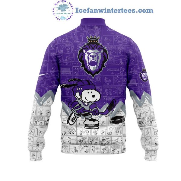 Reading Royals 75th Anniversary Of Peanuts Night For Fans Limited Edition Baseball Jacket