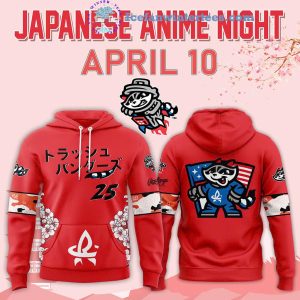 Rocket City Trash Pandas x Japanese Anime Night 2025 For Fans Limited Edition Hoodie