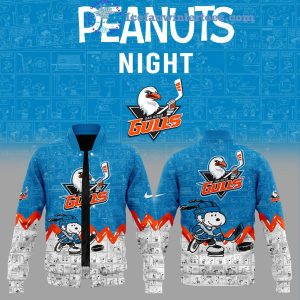 San Diego Gulls 75th Anniversary of Peanuts For Fan Limited Edition Baseball Jacket