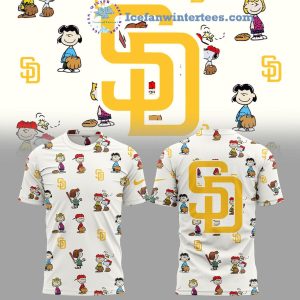 San Diego Padres x Peanuts 75th Anniversary Limited Edition Hoodie Longpants Cap