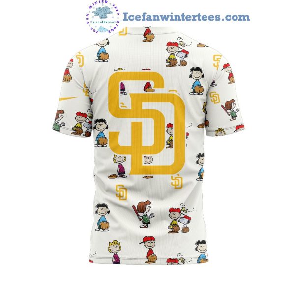 San Diego Padres x Peanuts 75th Anniversary Limited Edition 3D Unisex T-Shirt