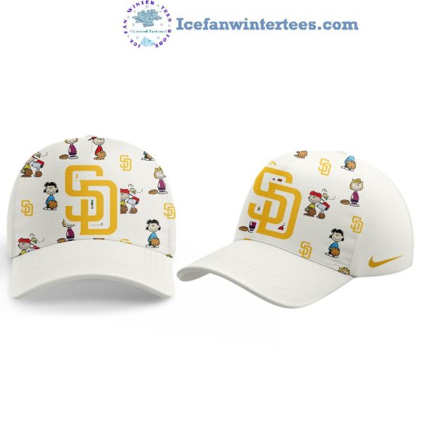 San Diego Padres x Peanuts 75th Anniversary Limited Edition Hoodie Longpants Cap