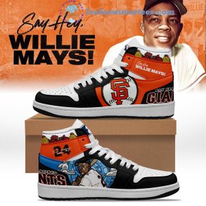 San Francisco Giants x Willie Mays For Fans Limited Edition Air Jordan High Top