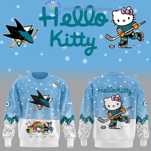 San Jose Sharks x Hello Kitty And Friends For Fans Limited Edition Hoodie Longpants Cap