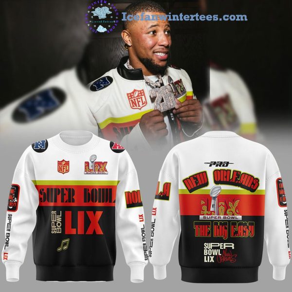 Saquon Barkley Super Bowl LIX New Orleans Te Big Easy For Fans Limited Edition Hoodie