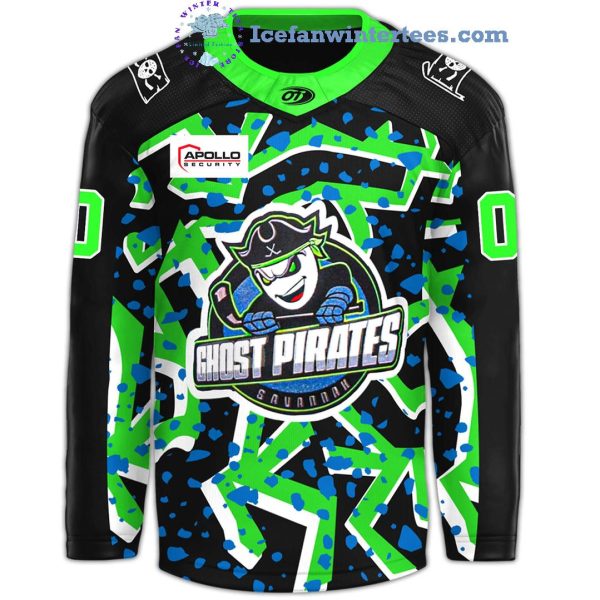 Savannah Ghost Pirates x Our Retro Night Custom Name And Number Hockey Jersey