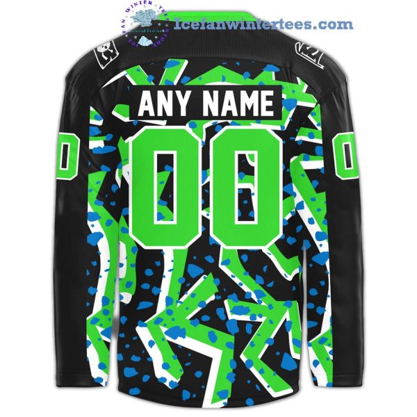 Savannah Ghost Pirates x Our Retro Night Custom Name And Number Hockey Jersey