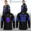 San Jose Sharks x Black Hockey History For Fans Custom Name And Number Hockey Jersey