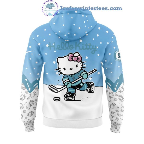 Seattle Kraken x Hello Kitty And Friends For Fans Limited Edition Hoodie Longpants Cap