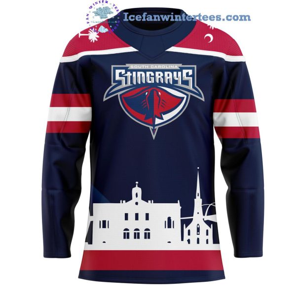 South Carolina Stingrays City Edition I Love CHS Night For Fan Limited Edition Hockey Jersey