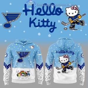 St. Louis Blues x Hello Kitty And Friends For Fans Limited Edition Hoodie Longpants Cap