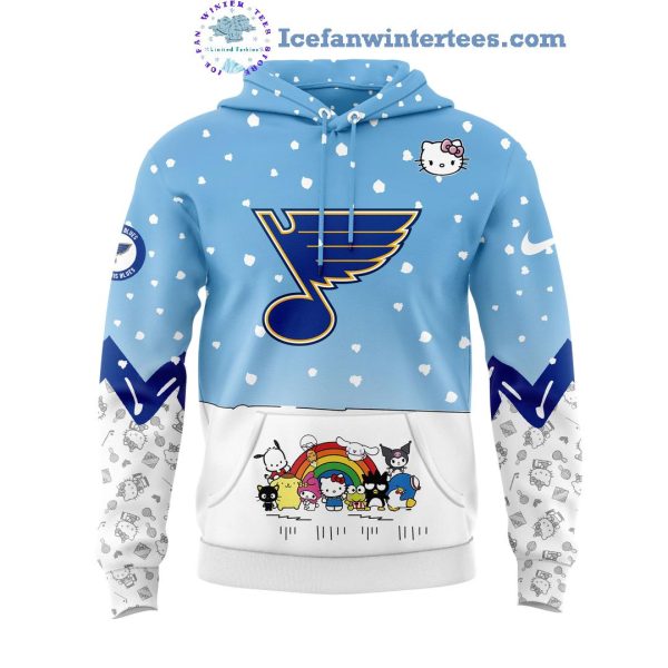 St. Louis Blues x Hello Kitty And Friends For Fans Limited Edition Hoodie Longpants Cap