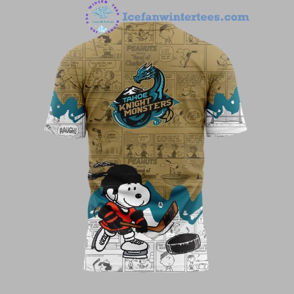 Tahoe Knight Monsters 75th Anniversary of Peanuts For FanLimited Edition Unisex 3D T-Shirt