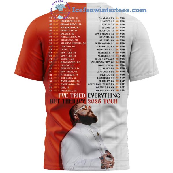 Teddy Swims I’ve Tried Everything But Therapy 2025 Tour For Fans Unisex 3D T-Shirt