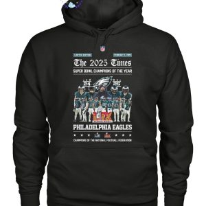 The 2025 Times Super Bowl Champions Of The Year Philadelphia Eagles Limited Edition T-Shirt