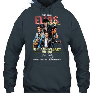 The King Elvis Presley 90th Anniversary 1935-2025 Thank You For The Memories Unisex T-Shirt