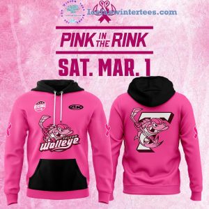 Toledo Walleye x Pink in the Rink 2025 For Fans Limited Hoodie