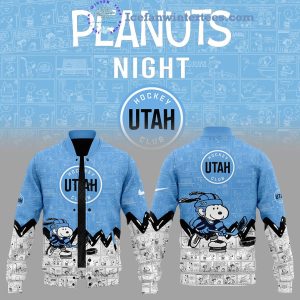 Utah Hockey 75th Anniversary Of Peanuts Night For Fans Limited Edition Hoodie Longpants Cap