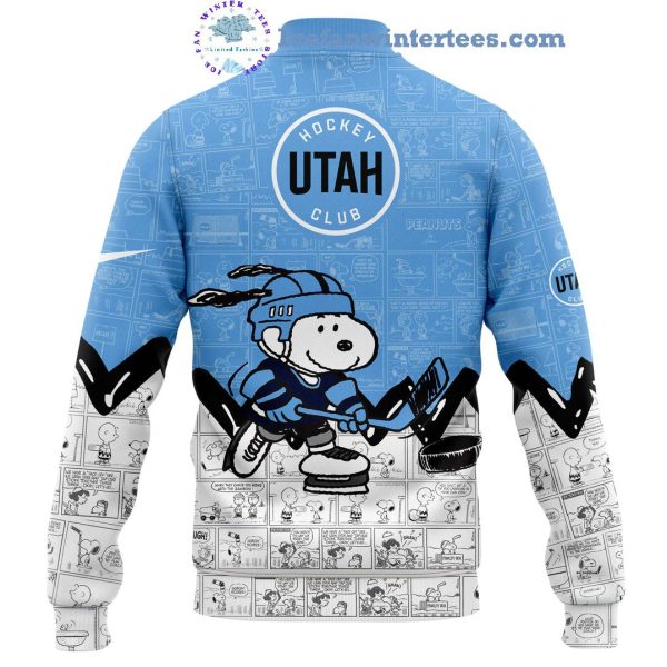 Utah Hockey 75th Anniversary Of Peanuts Night For Fans Limited Edition Baseball Jacket