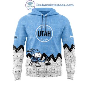 Utah Hockey 75th Anniversary Of Peanuts Night For Fans Limited Edition Hoodie Longpants Cap