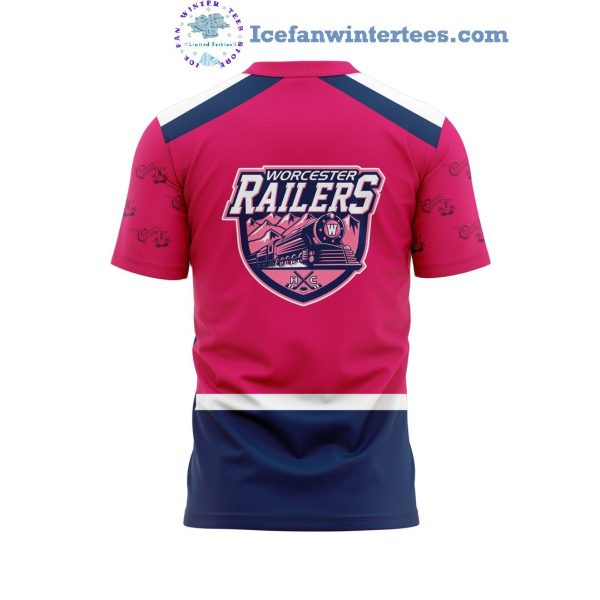 Worcester Railers Pink In The Pink Anthony Repaci Bobblehead For Fans Unisex 3D T-Shirt